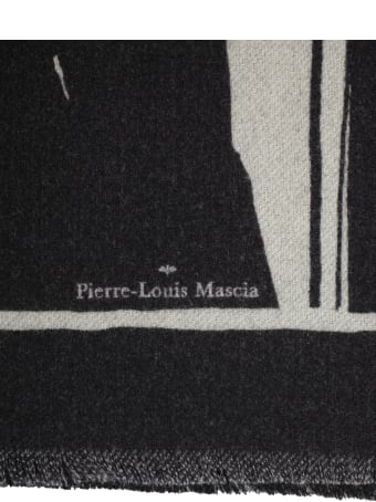 Pierre-Louis Mascia Wash Printed Scarf 65x190 W/fringes