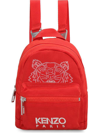 Kenzo Logo Detail Nylon Backpack