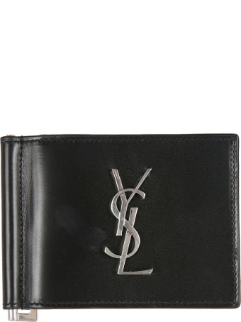 Saint Laurent Logo Plaque Wallet