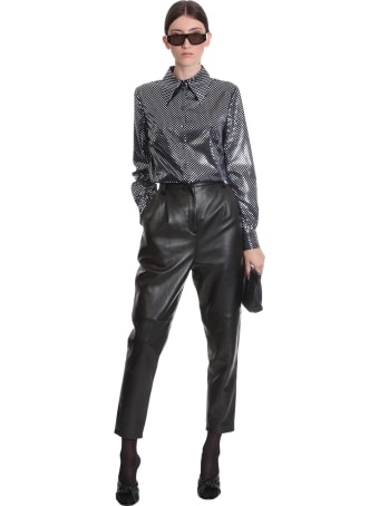 Magda Butrym Blouse Shirt In Blue Polyester