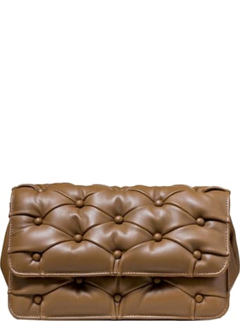 Benedetta Bruzziches 4585 Brown Leather Carmen Clutch Bag