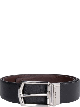 Prada Reversible Leather Belt