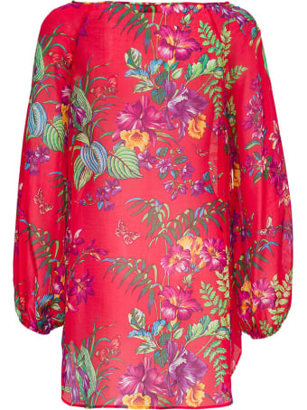 Etro Floral Shirt In Cotton Blend