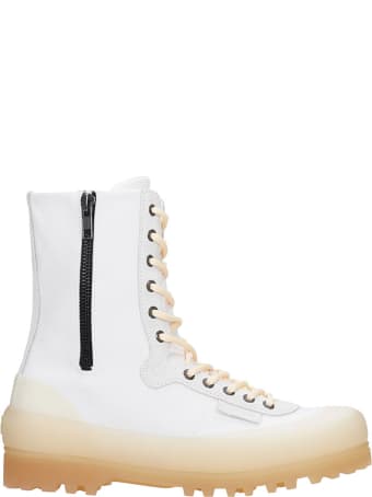 Superga Cotseu Sneakers In Beige Canvas