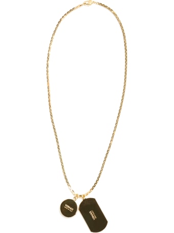 Versace 'iconic Guillochè' Necklace