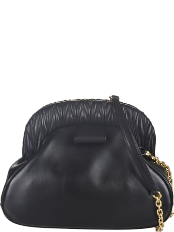 Miu Miu Quilted Chain Strap Clutch