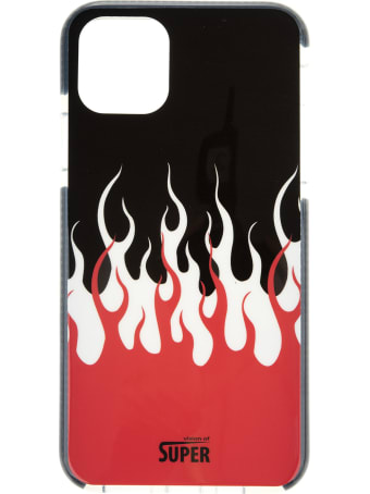 Vision of Super Double Flames Black Case For Iphone 11 Pro