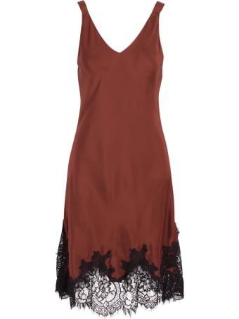 Gold Hawk 'alexa' Silk Dress