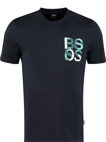 Hugo Boss Printed Cotton T-shirt