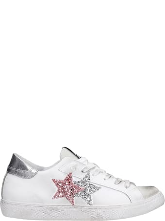 2Star Sneakers In White Leather
