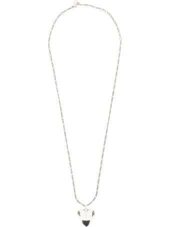 Alexander McQueen Long Necklace Heart With Emblem