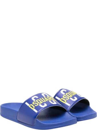 Dsquared2 Blue Slippers