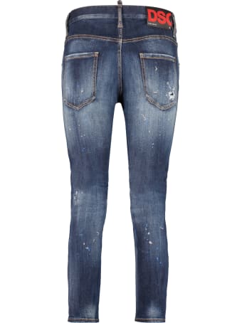 Dsquared2 Cool Girl Worn-out Details Jeans