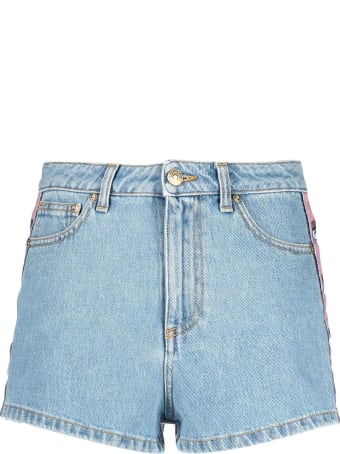 Chiara Ferragni Light Wash Denim Shorts