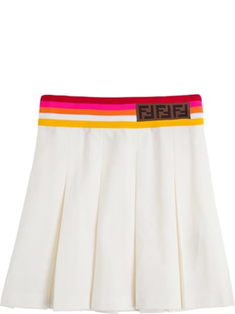 Fendi Cotton Piquet Skirt