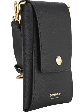 Tom Ford Small Grain Leather Phone Envelope Wallet