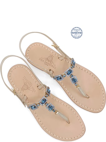 Dea Sandals Villa Orlandi Jewel Thong Sandals