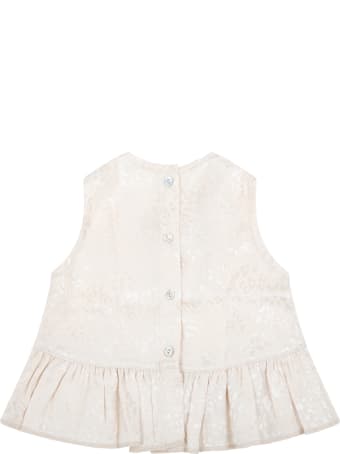 Caffe' d'Orzo Beige ''ofelia'' Set For Babygirl