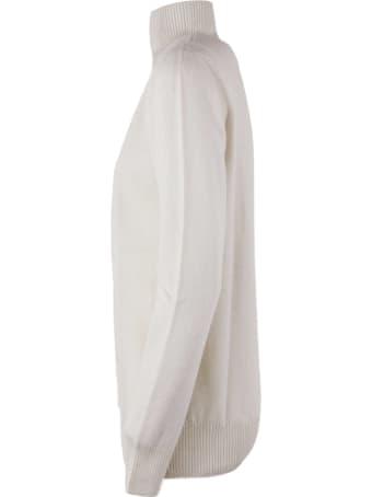 Alberta Ferretti Cream Virgin Wool Sweater