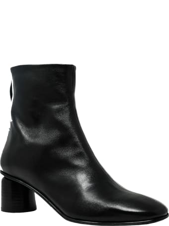 Halmanera Anya13black Leather Ankle Boots