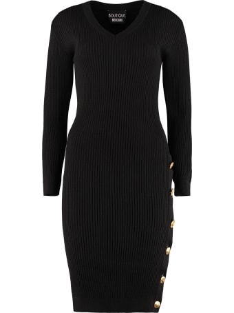 Boutique Moschino Knitted Sheath Dress