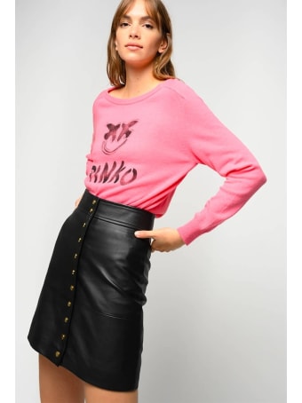 Pinko Scuderia Pink Cashmere Pullover