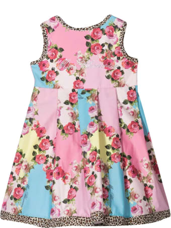 Miss Blumarine Sleeveless Floral Dress