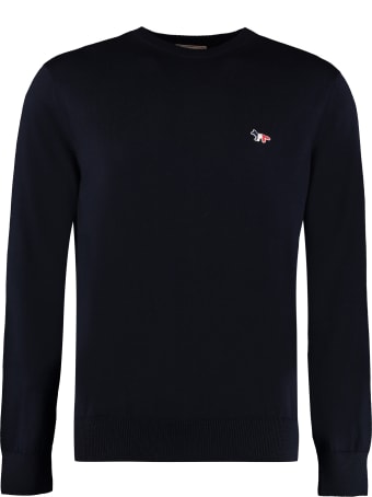 Maison Kitsuné Wool Crew-neck Pullover