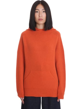 La Ploubel Knitwear In Orange Cashmere