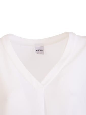 Aspesi Silk Crepe-de-chine Top