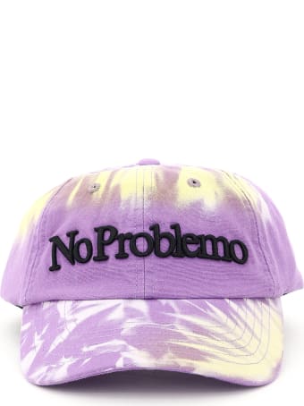 Aries Tie-dye Baseball Cap No Problemo Embroidery