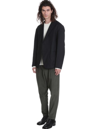 Attachment Pants In Green Polyester