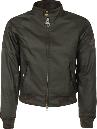 Barbour Vintage Effect Ribbed Jacket