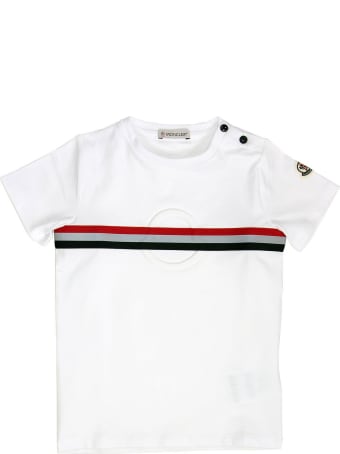 Moncler Logo Cotton T-shirt White