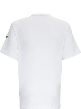 Moncler T-shirt With Front Logo Insert