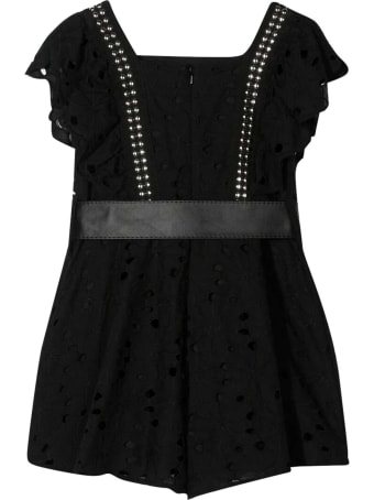Monnalisa Short Jumpsuit With Ruches
