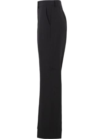 Alberta Ferretti Tailored Black Suit Trousers