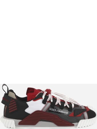 Dolce & Gabbana Ns1 Sneaker In Suede And Leather