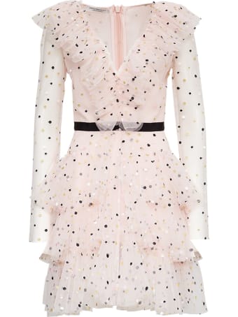 Philosophy di Lorenzo Serafini Grace Dress In Polka Dot Tulle