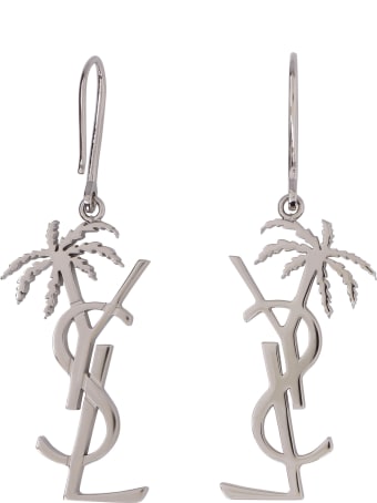 Saint Laurent Logoed Earrings