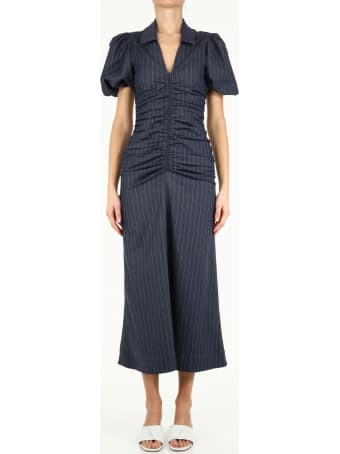 Ganni Stretch Stripe Dress