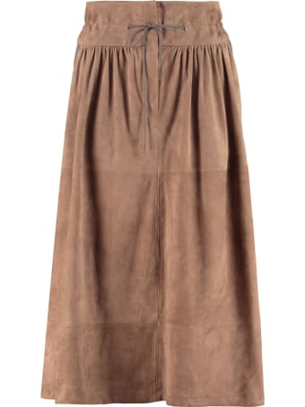 Fabiana Filippi Suede Skirt