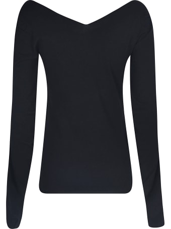 Emporio Armani Wide V-neck Sweater