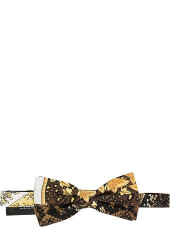 Young Versace Bow Tie With Print
