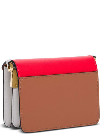 Marni Trunk Mini Crossbody Bag In Multicolor Leather