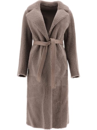 Blancha Reversible Shearling Coat