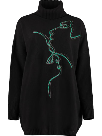Pinko Oxana Oversized Turtleneck Sweater
