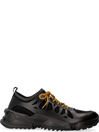 Salvatore Ferragamo Raintop Techno-fabric And Leather Sneakers