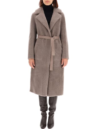 Blancha Reversible Shearling Coat