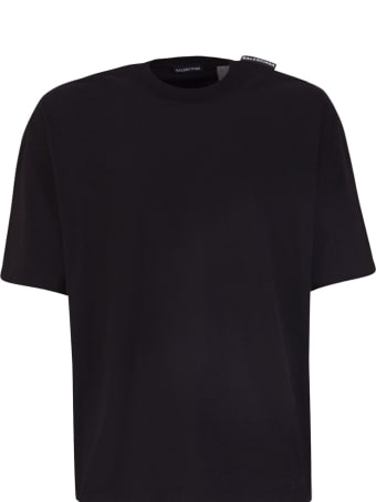 Balenciaga Regular Fit T-shirt In Black